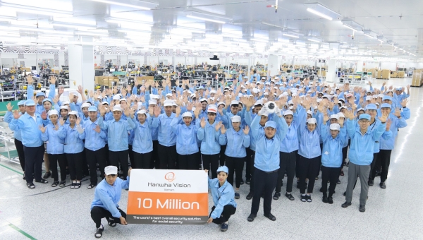 Hanwha Vision’s Vietnam factory hits 10 million product milestone